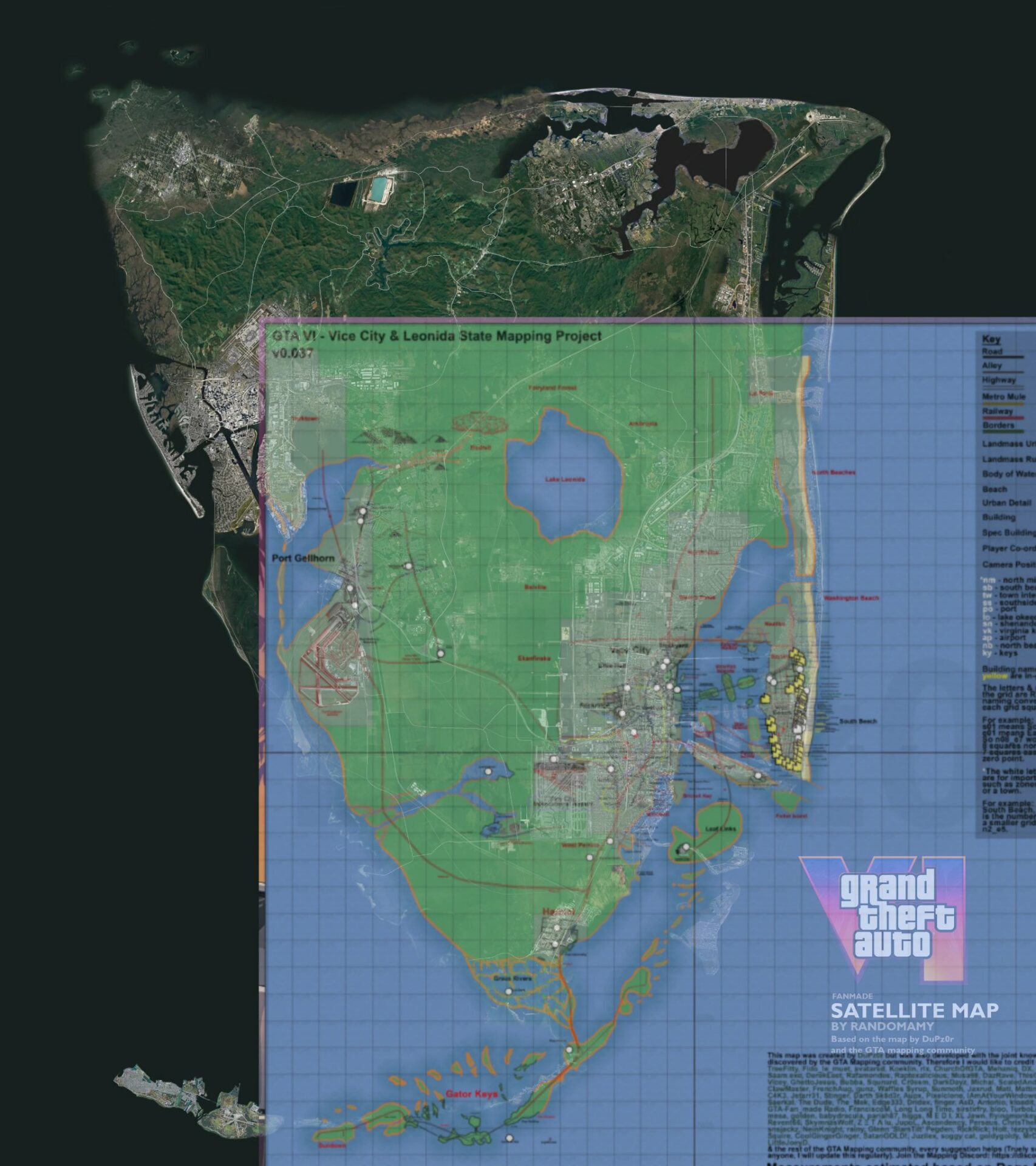GTA 6: Satellite map shows the huge game world