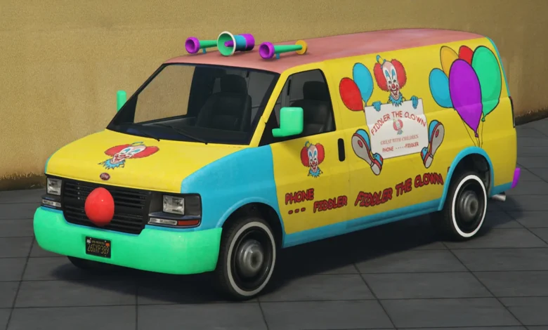 Clown Van 1 GTA 5 Online Clown Van