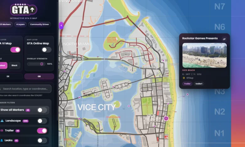 GTA 6 Interaktive Karte